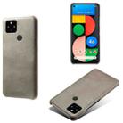 For Google Pixel 4a 5G Calf Texture PC + PU Phone Case(Grey) - 1