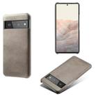 For Google Pixel 6 Pro Calf Texture PC + PU Phone Case(Grey) - 1