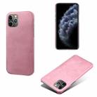 Calf Texture PC + PU Phone Case For iPhone 11 Pro Max(Pink) - 1