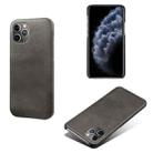 Calf Texture PC + PU Phone Case For iPhone 11 Pro Max(Black) - 1