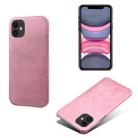 Calf Texture PC + PU Phone Case For iPhone 11(Pink) - 1