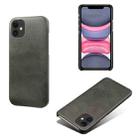 Calf Texture PC + PU Phone Case For iPhone 11(Black) - 1