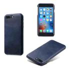 Calf Texture PC + PU Phone Case For iPhone 8 Plus & 7 Plus(Blue) - 1