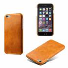 Calf Texture PC + PU Phone Case For iPhone 6 Plus & 6s Plus(Orange) - 1