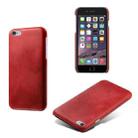 Calf Texture PC + PU Phone Case For iPhone 6 Plus & 6s Plus(Red) - 1