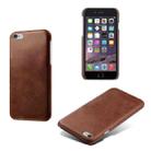 Calf Texture PC + PU Phone Case For iPhone 6 Plus & 6s Plus(Brown) - 1