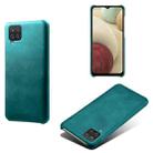 Calf Texture  PC + PU Phone Case For Samsung Galaxy A12(Green) - 1