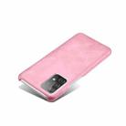 Calf Texture  PC + PU Phone Case For Samsung Galaxy A52 5G(Pink) - 3