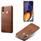 Calf Texture  PC + PU Phone Case For Samsung Galaxy A60(Brown) - 1