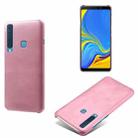 Calf Texture  PC + PU Phone Case For Samsung Galaxy A9 (2018)(Pink) - 1