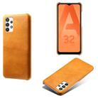 Calf Texture  PC + PU Phone Case For Samsung Galaxy A32 5G(Orange) - 1