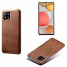 Calf Texture  PC + PU Phone Case For Samsung Galaxy A41(Brown) - 1