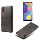 Calf Texture  PC + PU Phone Case For Samsung Galaxy A70S(Black) - 1