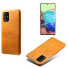 Calf Texture  PC + PU Phone Case For Samsung Galaxy A71 5G(Orange) - 1