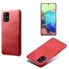 Calf Texture  PC + PU Phone Case For Samsung Galaxy A71 5G(Red) - 1