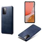 Calf Texture  PC + PU Phone Case For Samsung Galaxy A72 5G(Blue) - 1