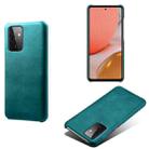 Calf Texture  PC + PU Phone Case For Samsung Galaxy A72 5G(Green) - 1