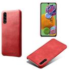 Calf Texture  PC + PU Phone Case For Samsung Galaxy A90 5G(Red) - 1