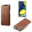 Calf Texture  PC + PU Phone Case For Samsung Galaxy A90 / A80(Brown) - 1