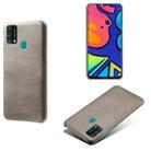 Calf Texture  PC + PU Phone Case For Samsung Galaxy F41(Grey) - 1