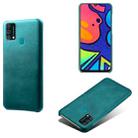 Calf Texture  PC + PU Phone Case For Samsung Galaxy F41(Green) - 1