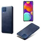 For Samsung Galaxy F62 / M62 Calf Texture  PC + PU Phone Case(Blue) - 1