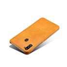 For Samsung Galaxy M21 2021 Calf Texture  PC + PU Phone Case(Orange) - 3