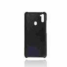 For Samsung Galaxy M21 2021 Calf Texture  PC + PU Phone Case(Black) - 4