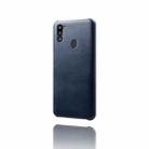 For Samsung Galaxy M21 2021 Calf Texture  PC + PU Phone Case(Blue) - 2