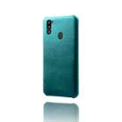 For Samsung Galaxy M21 2021 Calf Texture  PC + PU Phone Case(Green) - 2