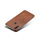 For Samsung Galaxy M21 2021 Calf Texture  PC + PU Phone Case(Brown) - 3