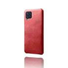 For Samsung Galaxy M32 Calf Texture  PC + PU Phone Case(Red) - 2