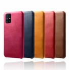 For Samsung Galaxy M51s Calf Texture  PC + PU Phone Case(Black) - 6