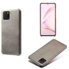 For Samsung Galaxy Note10 Lite Calf Texture  PC + PU Phone Case(Grey) - 1