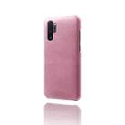 For Samsung Galaxy Note10+ Calf Texture  PC + PU Phone Case(Pink) - 2