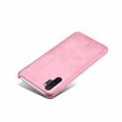 For Samsung Galaxy Note10+ Calf Texture  PC + PU Phone Case(Pink) - 3