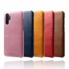 For Samsung Galaxy Note10+ Calf Texture  PC + PU Phone Case(Pink) - 6