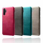 For Samsung Galaxy Note10+ Calf Texture  PC + PU Phone Case(Green) - 5