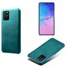 For Samsung Galaxy S10 Lite Calf Texture  PC + PU Phone Case(Green) - 1