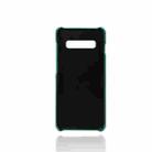 For Samsung Galaxy S10+ Calf Texture  PC + PU Phone Case(Green) - 4