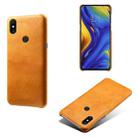 For Xiaomi Mi Mix 3 Calf Texture PC + PU Phone Case(Orange) - 1