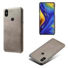 For Xiaomi Mi Mix 3 Calf Texture PC + PU Phone Case(Grey) - 1