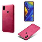 For Xiaomi Mi Mix 3 Calf Texture PC + PU Phone Case(Rose Red) - 1