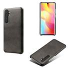 For Xiaomi Mi Note 10 Lite Calf Texture PC + PU Phone Case(Black) - 1