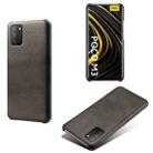For Xiaomi Poco M3 Calf Texture PC + PU Phone Case(Black) - 1