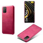 For Xiaomi Poco M3 Calf Texture PC + PU Phone Case(Rose Red) - 1