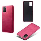 For Xiaomi Poco M3 Calf Texture PC + PU Phone Case(Rose Red) - 2