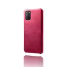 For Xiaomi Poco M3 Calf Texture PC + PU Phone Case(Rose Red) - 3