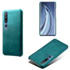 For Xiaomi Mi 10 5G /  Mi 10 Pro 5G Calf Texture PC + PU Phone Case(Green) - 1