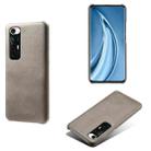 For Xiaomi Mi 10S Calf Texture PC + PU Phone Case(Grey) - 1
